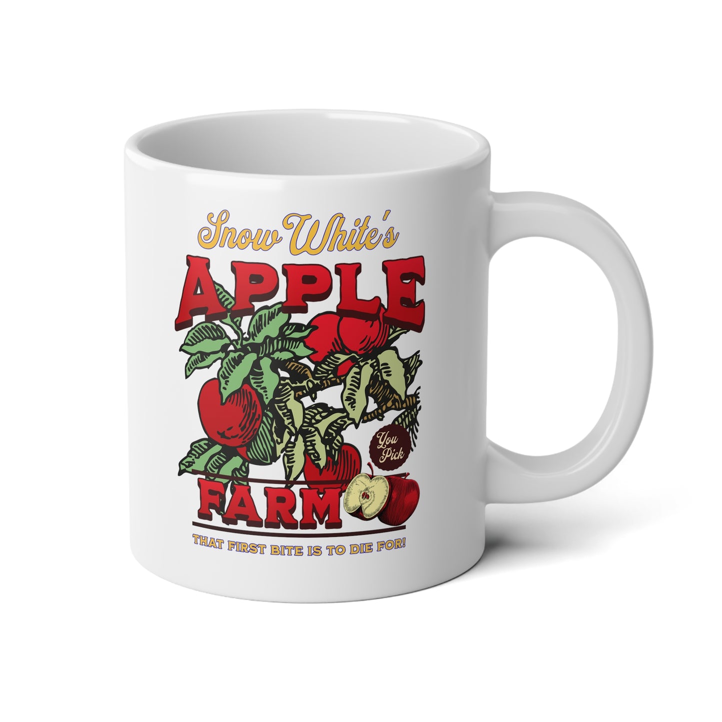 Snow White's Apple Farm Jumbo Mug