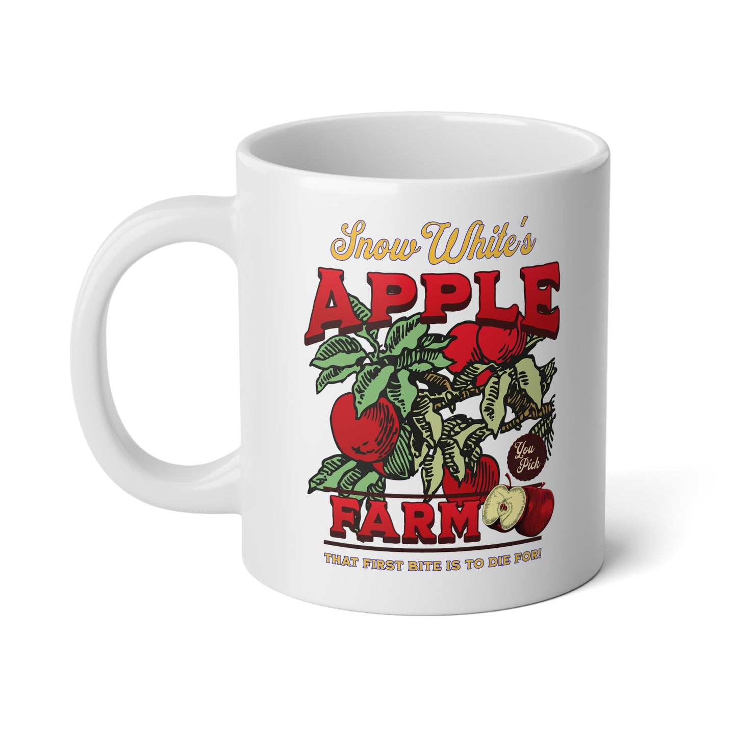 Snow White's Apple Farm Jumbo Mug