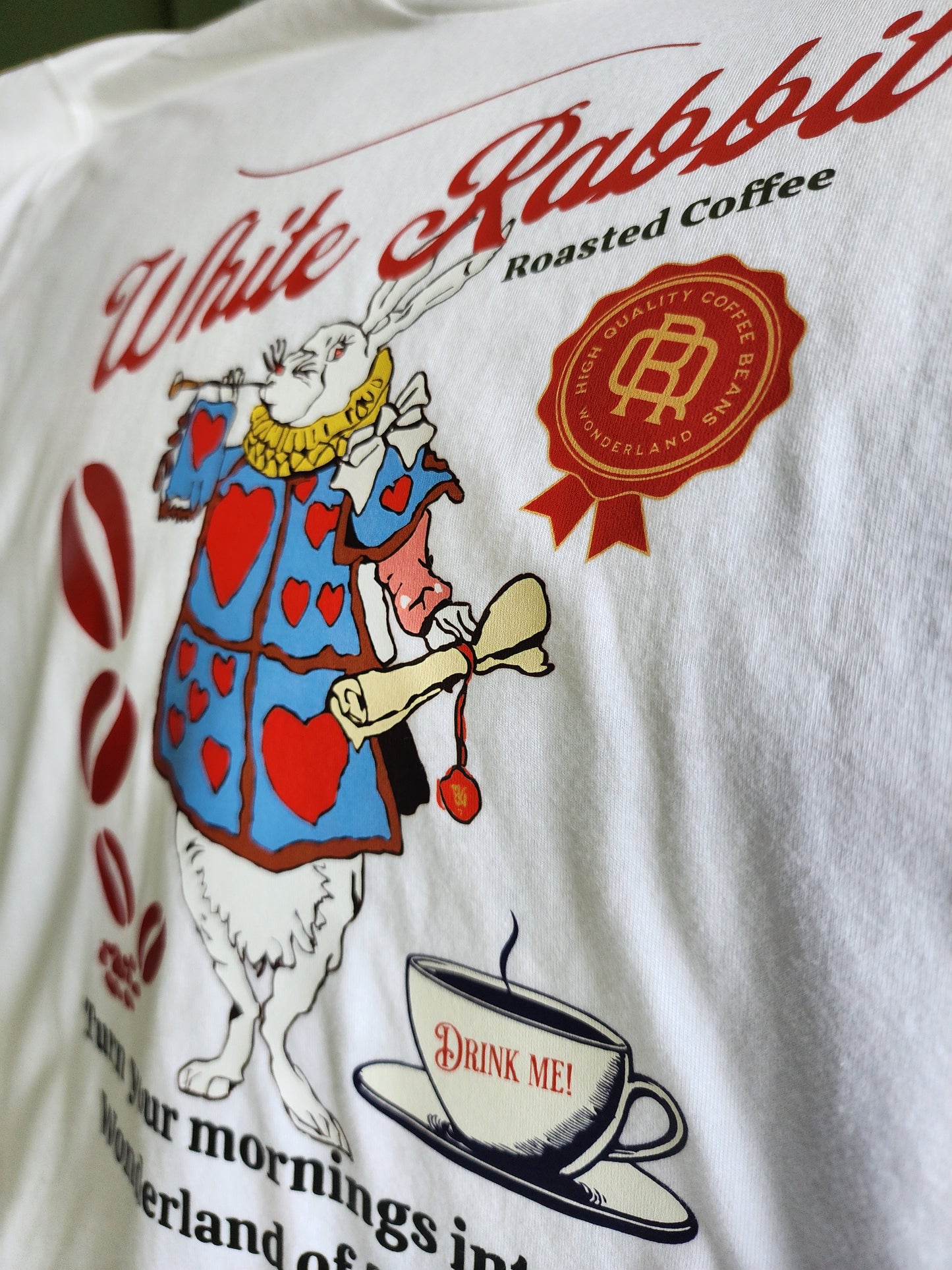 White Rabbit Roasted Coffee T-shirt (Adult)