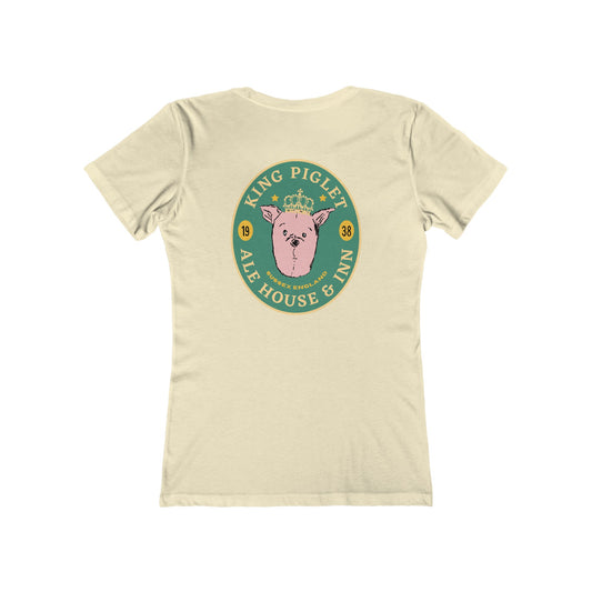 King Piglet Ale House & Inn Women's Boyfriend Tee