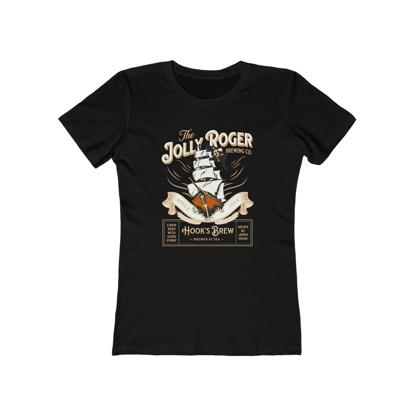 Jolly Roger Brewing Co Women's Boyfriend Tee