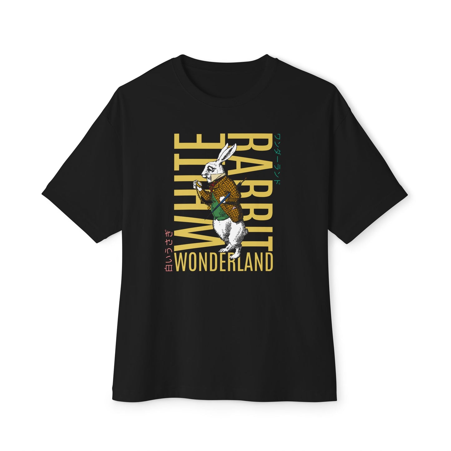 White Rabbit Wonderland Japanese Streetwear Adult Tee