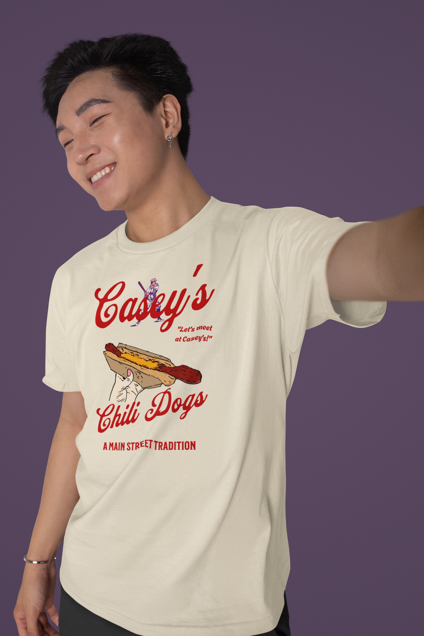 Casey's Chili Dog's Adult T-Shirt