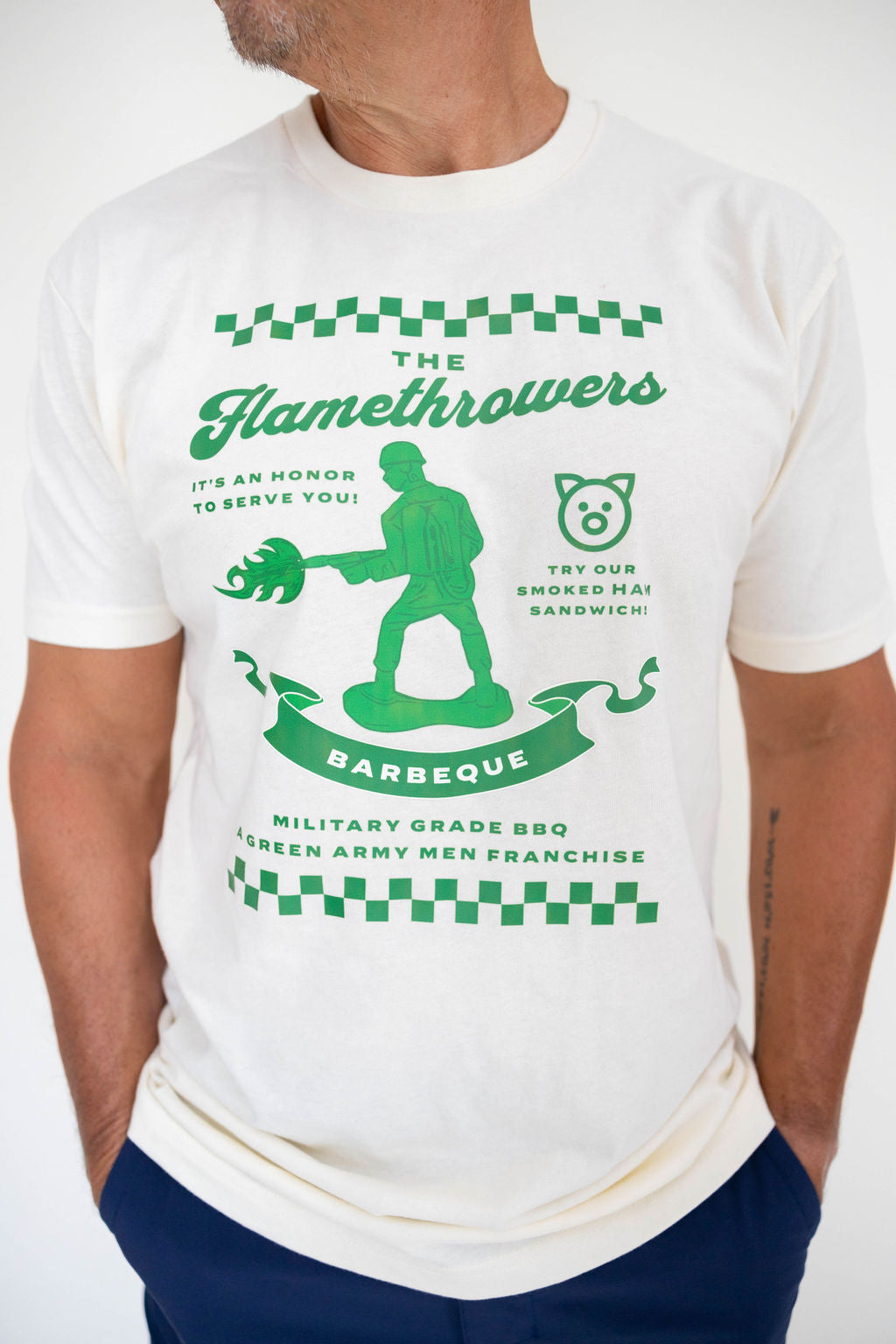 The Flamethrowers BBQ Adult T-shirt